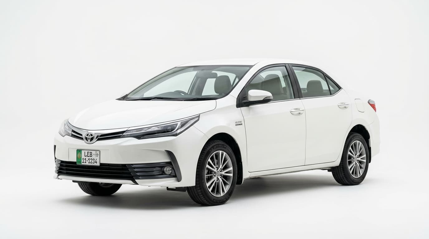 Toyota Corolla for rent in Karachi
